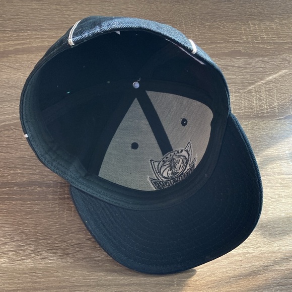 EUC NBA Black Small Medium Fitted Dallas Mavericks Hat - Picture 5 of 8
